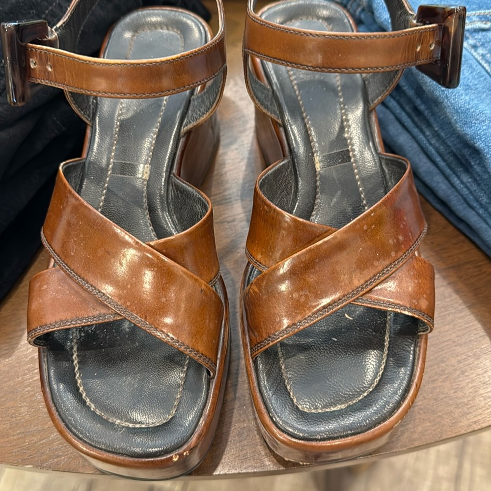 Prada Wedge Sandal